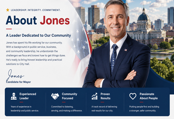 About Jones illustration